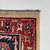 25002- Chobi Ziegler Afghan Hand-Knotted/Handmade/ Contemporary/Traditional/Size:   12'4" x 9'10"/376cm x 300cm