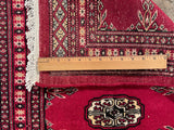 25068-Bokhara Hand-Knotted/Handmade Pakistani Rug/Carpet Tribal/Nomadic Authentic/ Size: 2'11" x 2'1"/89cm x 64cm