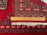 25070-Bokhara Hand-Knotted/Handmade Pakistani Rug/Carpet Tribal/Nomadic Authentic/ Size: 3'1" x 2'1"