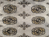 25241-Royal Bokhara Hand-Knotted/Handmade Pakistani Rug/Carpet Tribal/Nomadic Authentic/ Size: 8'2" x 5'7"