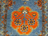 25018- Chobi Ziegler Afghan Hand-Knotted Contemporary/Traditional/Size: 9'11" x 2'9"