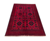 25323- Khal Mohammad Afghan Hand-Knotted Authentic/Traditional/Carpet/Rug/ Size: 6'7" x 4'3"