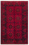 25324- Khal Mohammad Afghan Hand-Knotted Authentic/Traditional/Carpet/Rug/ Size: 6'5" x 4'0"