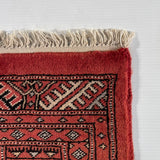 25055-Royal Bokhara Hand-Knotted/Handmade Pakistani Rug/Carpet Tribal/Nomadic Authentic/ Size: 6'8" x 4'8"