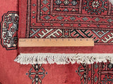 25055-Royal Bokhara Hand-Knotted/Handmade Pakistani Rug/Carpet Tribal/Nomadic Authentic/ Size: 6'8" x 4'8"