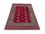 24964- Jaldar Hand-knotted/Handmade Pakistani Rug/Carpet Traditional Authentic/Size: 6'8" x 4'6"