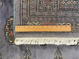 25238-Royal Bokhara Hand-Knotted/Handmade Pakistani Rug/Carpet Tribal/Nomadic Authentic/ Size: 6'6" x 4'6"