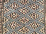 25104- Jaldar Hand-knotted/Handmade Pakistani Rug/Carpet Traditional Authentic/Size/: 6'0" x 4'1"