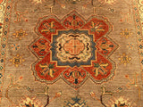 25001-Royal Kazak Hand-Knotted/Handmade Afghan Rug/Carpet Tribal/Nomadic Authentic/ Size: 8’2” x 5’6”/249cm x 168cm