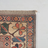25001-Royal Kazak Hand-Knotted/Handmade Afghan Rug/Carpet Tribal/Nomadic Authentic/ Size: 8’2” x 5’6”/249cm x 168cm