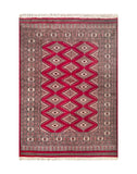 25103- Jaldar Hand-knotted/Handmade Pakistani Rug/Carpet Traditional Authentic/Size: 6'2" x 4'1"