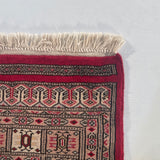 25103- Jaldar Hand-knotted/Handmade Pakistani Rug/Carpet Traditional Authentic/Size: 6'2" x 4'1"