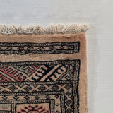 25054-Royal Bokhara Hand-Knotted/Handmade Pakistani Rug/Carpet Tribal/Nomadic Authentic/ Size: 5'10" x 4'1"
