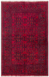 25389- Khal Mohammad Afghan Hand-Knotted Authentic/Traditional/Carpet/Rug/ Size: 6'6" x 4'1"