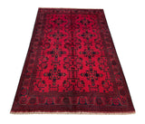 25373- Khal Mohammad Afghan Hand-Knotted Authentic/Traditional/Carpet/Rug/ Size: 6'6" x 4'3"