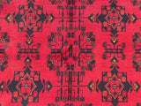 25373- Khal Mohammad Afghan Hand-Knotted Authentic/Traditional/Carpet/Rug/ Size: 6'6" x 4'3"