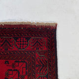 25373- Khal Mohammad Afghan Hand-Knotted Authentic/Traditional/Carpet/Rug/ Size: 6'6" x 4'3"
