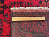 25388- Khal Mohammad Afghan Hand-Knotted Authentic/Traditional/Carpet/Rug/ Size: 6'6" x 4'3"