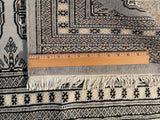 25059-Bokhara Hand-Knotted/Handmade Pakistani Rug/Carpet Tribal/Nomadic Authentic/ Size: 3'1" x 2'0"