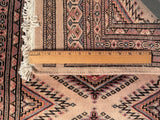 25080- Jaldar Hand-knotted/Handmade Pakistani Rug/Carpet Traditional Authentic/Size: 2'11" x 2'2"/89cm x 66cm