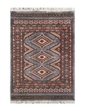 25098- Jaldar Hand-knotted/Handmade Pakistani Rug/Carpet Traditional Authentic/Size: 3'1" x 2'2"