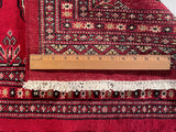 25065-Bokhara Hand-Knotted/Handmade Pakistani Rug/Carpet Tribal/Nomadic Authentic/ Size: 3'1" x 2'0"