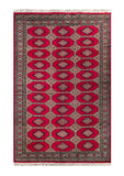 25193- Jaldar Hand-knotted/Handmade Pakistani Rug/Carpet Traditional Authentic/Size: 8'2" x 5'2"