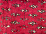 25259-Bokhara Hand-Knotted/Handmade Pakistani Rug/Carpet Tribal/Nomadic Authentic/ Size: 7'4" x 5'2"