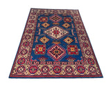 25280-Kazak Hand-Knotted/Handmade Afghan Rug/Carpet Tribal/Nomadic Authentic/ Size: 6’9” x 4’11”