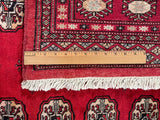 25225-Bokhara Hand-Knotted/Handmade Pakistani Rug/Carpet Tribal/Nomadic Authentic/ Size: 5'11" x 4'1"