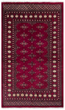 25226-Bokhara Hand-Knotted/Handmade Pakistani Rug/Carpet Tribal/Nomadic Authentic/ Size: 5'9" x 4'1"