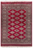 25206- Jaldar Hand-knotted/Handmade Pakistani Rug/Carpet Traditional Authentic/Size: 6'0" x 4'1"