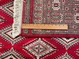 25206- Jaldar Hand-knotted/Handmade Pakistani Rug/Carpet Traditional Authentic/Size: 6'0" x 4'1"