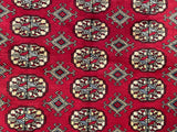 25223-Bokhara Hand-Knotted/Handmade Pakistani Rug/Carpet Tribal/Nomadic Authentic/ Size: 6'2" x 4'2"