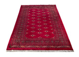 25051-Royal Bokhara Hand-Knotted/Handmade Pakistani Rug/Carpet Tribal/Nomadic Authentic/ Size/: 6'10" x 4'7"/208cm x 140cm