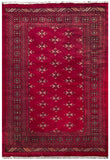 25051-Royal Bokhara Hand-Knotted/Handmade Pakistani Rug/Carpet Tribal/Nomadic Authentic/ Size/: 6'10" x 4'7"/208cm x 140cm