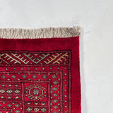 25051-Royal Bokhara Hand-Knotted/Handmade Pakistani Rug/Carpet Tribal/Nomadic Authentic/ Size/: 6'10" x 4'7"/208cm x 140cm