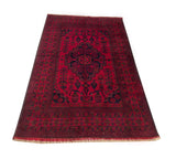 25383- Khal Mohammad Afghan Hand-Knotted Authentic/Traditional/Carpet/Rug/ Size: 6'6" x 4'2"