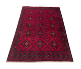 25378- Khal Mohammad Afghan Hand-Knotted Authentic/Traditional/Carpet/Rug/ Size: 6'3" x 4'3"