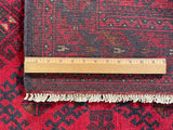 25378- Khal Mohammad Afghan Hand-Knotted Authentic/Traditional/Carpet/Rug/ Size: 6'3" x 4'3"