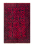 25382- Khal Mohammad Afghan Hand-Knotted Authentic/Traditional/Carpet/Rug/ Size: 6'6" x 4'2"