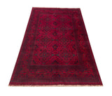 25380- Khal Mohammad Afghan Hand-Knotted Authentic/Traditional/Carpet/Rug/ Size: 6'8" x 4'2"