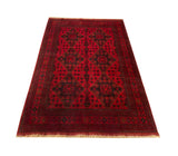 25377- Khal Mohammad Afghan Hand-Knotted Authentic/Traditional/Carpet/Rug/ Size: 6'6" x 4'4"