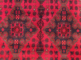 25377- Khal Mohammad Afghan Hand-Knotted Authentic/Traditional/Carpet/Rug/ Size: 6'6" x 4'4"