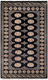 25210-Bokhara Hand-Knotted/Handmade Pakistani Rug/Carpet Tribal/Nomadic Authentic/ Size: 5'3" x 3'1"
