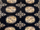 25210-Bokhara Hand-Knotted/Handmade Pakistani Rug/Carpet Tribal/Nomadic Authentic/ Size: 5'3" x 3'1"