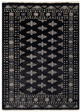 25220-Bokhara Hand-Knotted/Handmade Pakistani Rug/Carpet Tribal/Nomadic Authentic/ Size: 5'9" x 4'0"