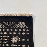 25220-Bokhara Hand-Knotted/Handmade Pakistani Rug/Carpet Tribal/Nomadic Authentic/ Size: 5'9" x 4'0"