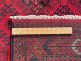 25387- Khal Mohammad Afghan Hand-Knotted Authentic/Traditional/Carpet/Rug/ Size: 6'2" x 4'2"