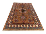 25331- Royal Chobi Ziegler Afghan Hand-Knotted Contemporary/Traditional/Size: 9'1" x 5'10"